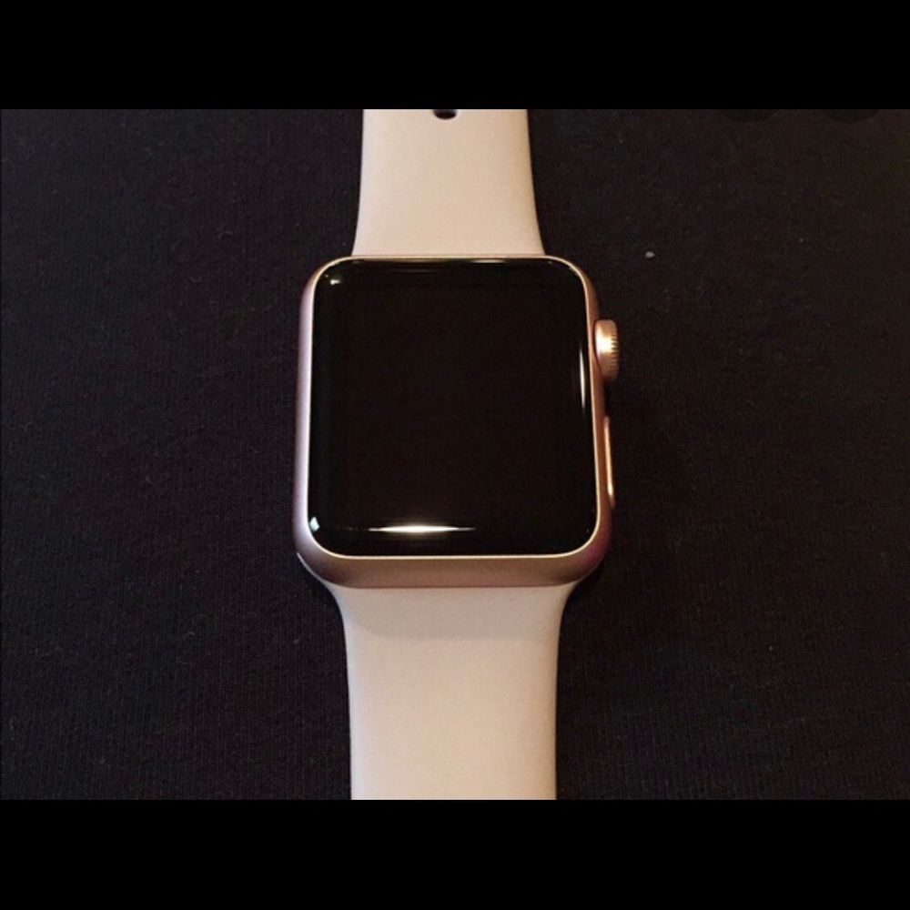 COPY - Apple 1st generation watch. Gold white ban…